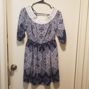 Off the shoulder dress